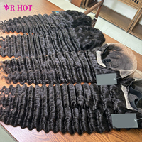 Pelucas al por mayor de onda profunda de 200 densidades, peluca frontal de encaje transparente de onda profunda brasileña sin procesar, peluca de encaje de onda profunda de lujo de cabello vietnamita