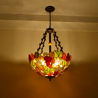 Nouvelle liste : Lustre Tiffany Libellule pour salon et salle à manger, style rétro créatif pour hôtel, bar, café