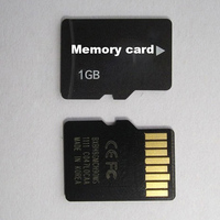 Original 1GB TF SD Tarjeta de memoria Micro tarjeta Tf para GPS Teléfono Material plástico Cámara Compatible