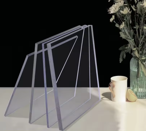 Plaque en acrylique PMMA de haute qualité personnalisable, feuille de verre transparente découpée au <span class=keywords><strong>laser</strong></span>, vente en gros d'usine - Product Image 3
