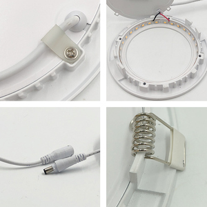 Moderna Lámpara LED de Panel Plano Empotrada Ultrafina Redonda para Techo, de Aluminio, 3W-36W, Precio de Fábrica, SMD, para Oficina Comercial - Product Image 4