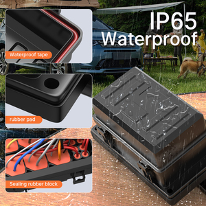 Caja de Relés Impermeable IP65 ATC/ATO Precableada de 6 Vías y 12 V con Bloque de Sellado de Goma para Automóviles - Product Image 3