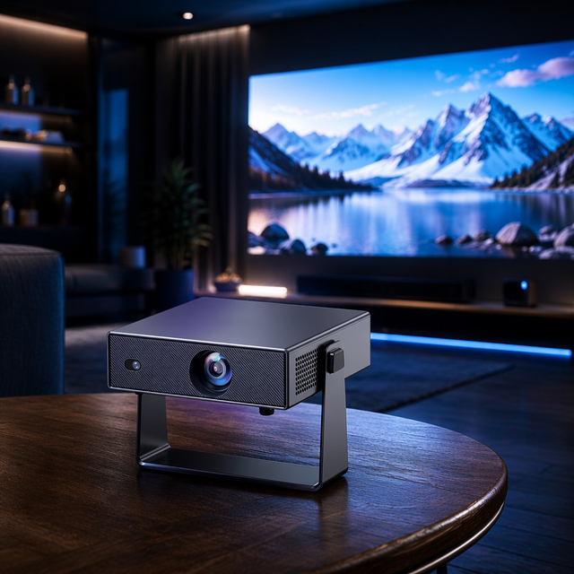 B11 2026 Upgraded Auto Focus Mini Portable Projector with Wifi Bluetooth 1080P Outdoor Movie Projector Compatible with HDMI USB