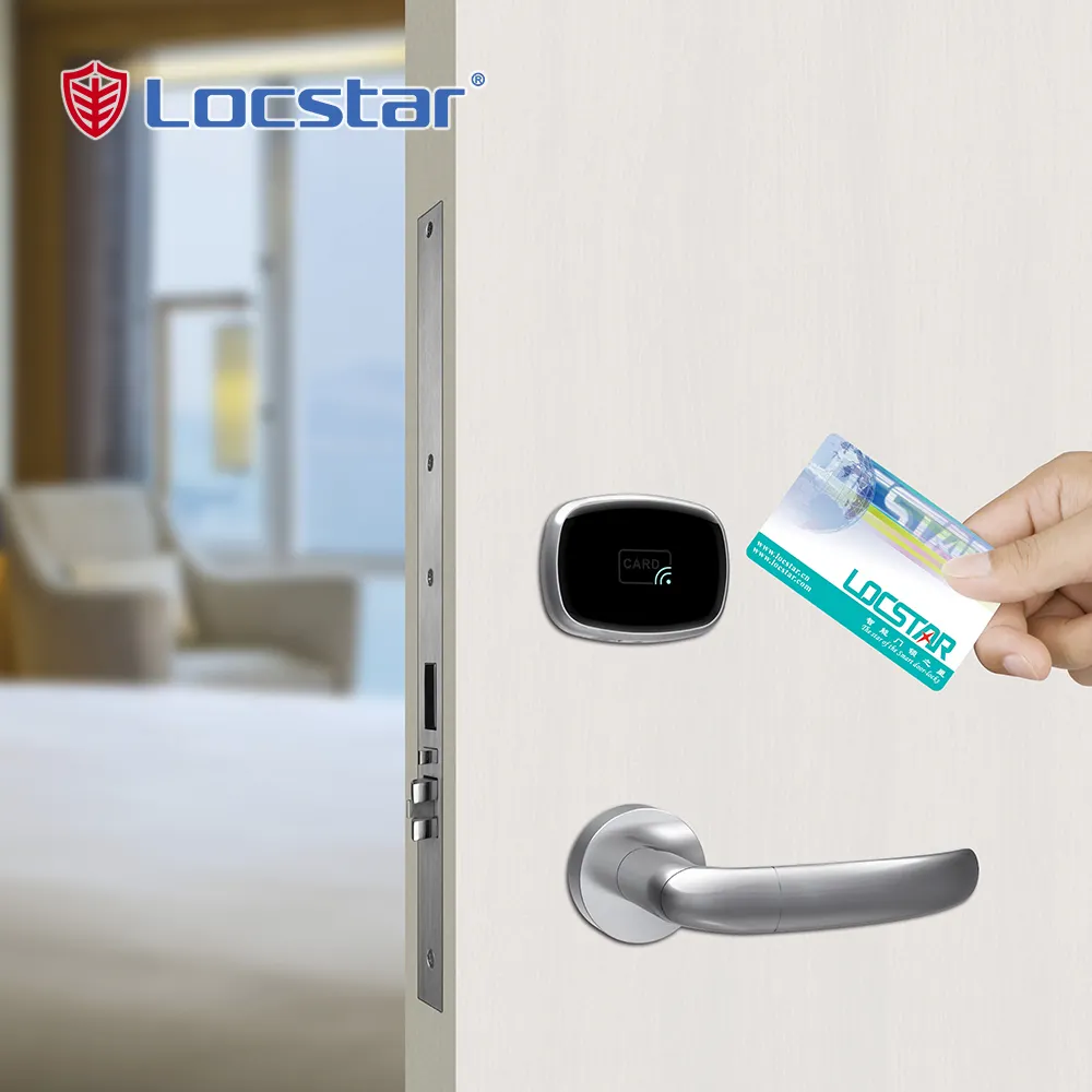 Nuovi arrivi Locstar forniture per fabbro Rfid Card Key Access furniture lock cilindri per carte di prossimità serratura per Hotel per porta d'ingresso