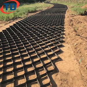 Norme ASTM HDPE Geocell 50mm 100mm Hauteur Geowebs Route Grille <span class=keywords><strong>Gravier</strong></span> Nid D'abeille <span class=keywords><strong>Gravier</strong></span> <span class=keywords><strong>Allée</strong></span> <span class=keywords><strong>Prix</strong></span> - Product Image 2