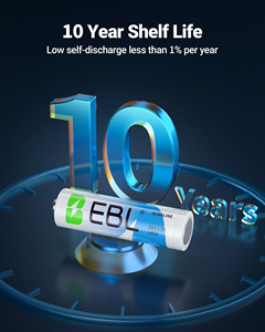 Piles EBL AAA, lot de 36, version améliorée, 1,5 V, alcalines, triple A, durée de vie jusqu'à 2 fois plus longue, 400 jours d'utilisation, pour télécommandes - Product Image 4