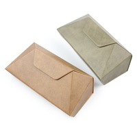 Ensemble boîte à lunettes de soleil avec étui d'emballage pour les soins et le stockage ensemble papier dur mode pochette souple nouvel organisateur sacs à lunettes