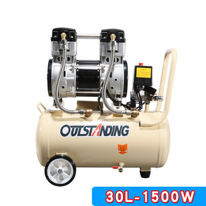 <b>Small</b> Silent Oil-free Rocking Piston High Portable 6KW 160L Lower Noise Movable Blowing Dust Air <b>Pump</b> - Product Image 3