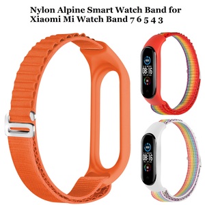 Spor stil alp naylon çekme bandı Xiaomi Mi saat kayışı 7 6 5 4 <span class=keywords><strong>3</strong></span> için yedek kayış - Product Image 2