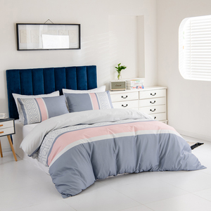 Set di Biancheria da Letto di Lusso Ecologico <span class=keywords><strong>per</strong></span> Tutte le Stagioni, Copripiumino Reversibile in Microfibra Ultra Morbida, Set da 3 Pezzi con Motivi Geometrici - Product Image 6