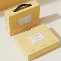 Emballage de soins de la peau de luxe personnalisé et durable, boîte en papier magnétique avec cartes d'échantillons de soins de la peau