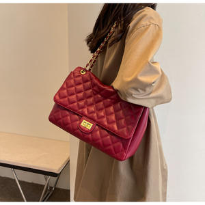 Retro Style Diamond Lattice <b>Travel</b> Ladies Large Capacity Crossbody <b>Bag</b> Oversized Ladies Handbag <b>Women</b> Shoulder Tote <b>Bag</b> - Product Image 4