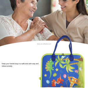 Coperta Sensoriale per Anziani con Demenza e Alzheimer, Ausilio Terapeutico con Pannelli Tattili - Product Image 6