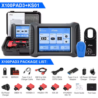 Escáner OBD2 X100PAD3 Elite herramienta de diagnóstico de coche IMMO programación de llaves todas las llaves perdidas y KC100 XTOOL X100 PAD3 programador de llaves completo