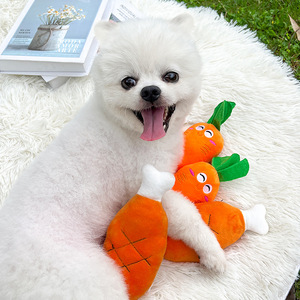Funny Pet Plush Play Toy Soft Comfort Stuffed Toy for Pet Daily Fun Bite Resistant Pet Entertainment Toys - Product Image 2