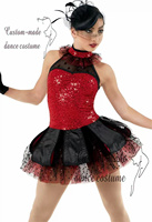 Nouveau justaucorps à paillettes Costumes de danse de ballet justaucorps Ballet Mini jupe pour filles