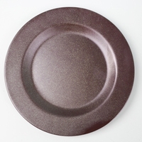 Assiette plate classique en mélamine de 8 pouces, de haute qualité, écologique, incassable, légère, personnalisable, de qualité alimentaire, compatible lave-vaisselle