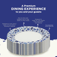 Assiettes en papier jetables écologiques en gros pour les fêtes, la maison et le bureau - Matériel de qualité alimentaire hygiénique