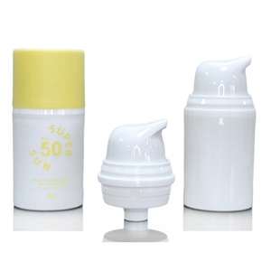 Custom 30ml 50ml Airless Sunscreen Foundation Face Cream Child Resistant 15g Luxury Airless <b>Pump</b> <b>Bottle</b> With <b>Pump</b> - Product Image 5