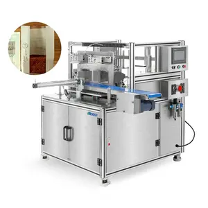 Horizontal automático Flowpack maquinaria de embalaje de pan en rodajas Croissant máquina de embalaje de pan tostado para el comercio