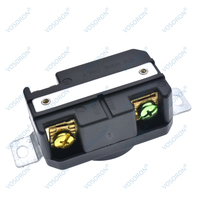 Prise de verrouillage à montage encastré L6-30R NEMA, prise/sortie à verrouillage par torsion pour générateur, mise à la terre 30 A 250V 2 pôles 3 fils