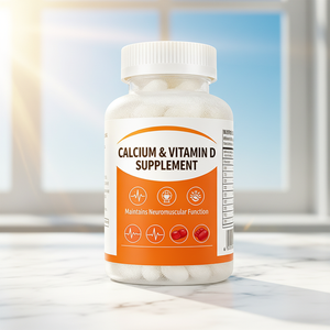 Capsule di Calcio Liquido e Vitamina D OEM Integratori per la Salute delle Ossa Capsule di Calcio Liquido e Vitamina D3 per Adolescenti - Product Image 2