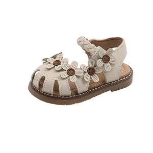 Sandales pour bébé fille style fleur, chaussures d'été à semelle souple pour bébé, fabricant de chaussures pour bébé - Product Image 6