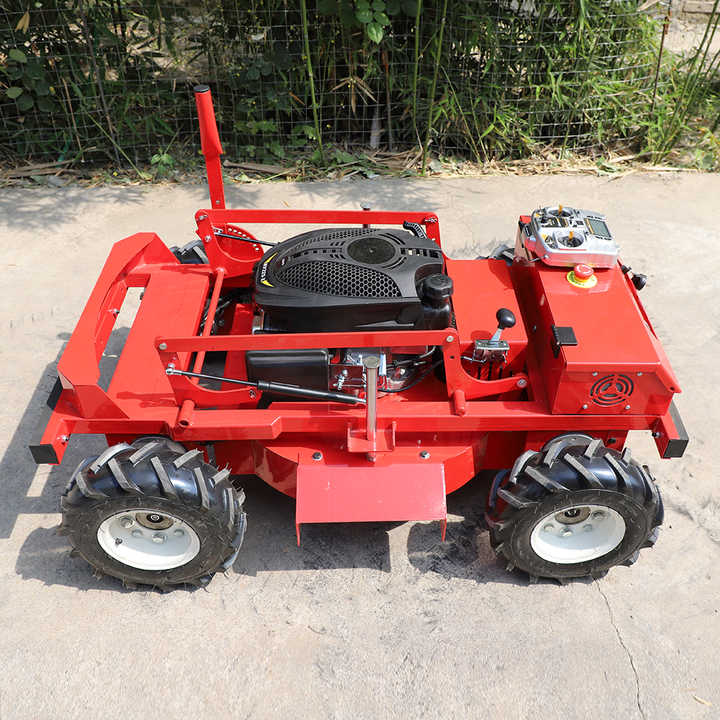 2023 Fast Moving Remote Control Wheel Lawn Mower with EPA Euro 5 Engine ...