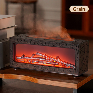 Máy khuếch tán tinh dầu, tạo độ ẩm hình ngọn lửa nhiều màu sắc, siêu yên tĩnh, dùng cho phòng ngủ, văn phòng, gia đình - Product Image 1