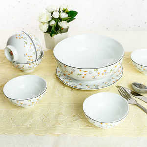 Plato cargador de porcelana Floral de lujo, vajilla de alta calidad de 8 '', venta al por mayor para hoteles/restaurantes - Product Image 6