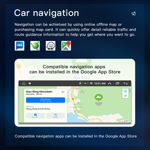Reproductor de DVD para coche Android 12 DE 9 pulgadas 2 Din doble Din para GPS con Bluetooth Radio Universal unidad principal de Audio estéreo Carplay Screen4G - Product Image 2
