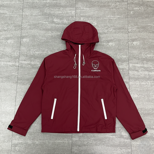 Conjunto de 2 Peças Masculino de Agasalho Corta-Vento Folgado com Gola Funnel e Bordado Personalizado em Nylon – Fabricação Própria de Roupas com Logotipo Personalizado - Product Image 3