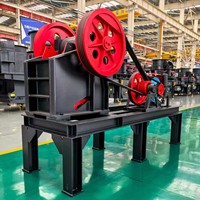 Concasseur à mâchoires industriel HONGXING PE 150X250 pour granit et roche, 2-6t/h, moteur AC, roulement, usage en construction, en promotion