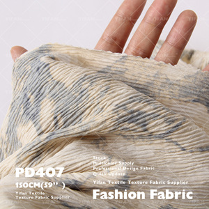 Thiết Kế Mới Tie-Dye Màu Mực Ánh Sáng Nhăn Thiết Kế In Vải Cho Quần Áo Ăn Mặc Quần Túi - Product Image 2