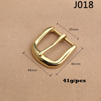 Boucles à ardillon de 35 mm en laiton massif à 100 % pour ceinture, marque JY, modèle 009