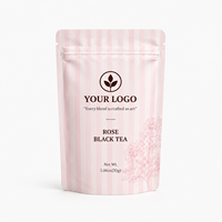 Sachet d'emballage pour poudre de thé Matcha, pochette personnalisée refermable, qualité alimentaire, recyclable, haute barrière, en aluminium, pour thé et café
