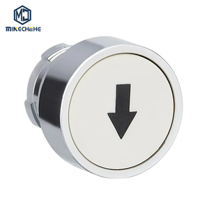Original ZB2BA334C Metal Push <b>Button</b> Head Marked up ARROW - Product Image 1