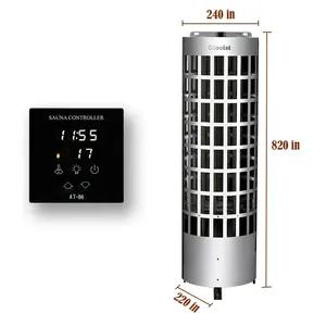 Diooist Sauna Stove 3kw Stainless Steel Electric Dry Sauna Room Heaters Sauna Equipment
