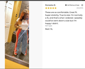 BH1264 Jeans alla Moda Stilosi Patchwork a Gamba Larga con Tre Strisce Stile Spice Girl - Product Image 5