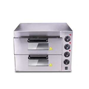 Horno eléctrico para hornear pan, 1 horno de cubierta de 2 capas, horno de panadería comercial Industrial para la venta