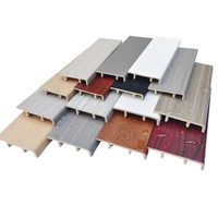 Profilés de marche en aluminium marbré de 7,5 mm de hauteur, antidérapants, pour la protection des bords et la décoration des marches en marbre dans les maisons et les hôtels.
