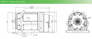 HSK 35kW Máquina Herramienta de fresado husillo eléctrico - Product Image 3