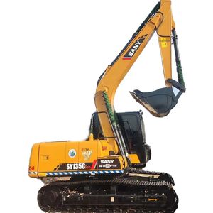 Used SANY 135C SY135C <b>Hydraulic</b> Excavator With Isuzu Engine Reliable Pump and Motor Components - Product Image 2
