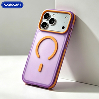 Coque de téléphone VAWI B510 de luxe mate translucide avec chargement sans fil pour iPhone 18 17 16 15 14 13 12 11 Pro Max, coque magnétique antichoc