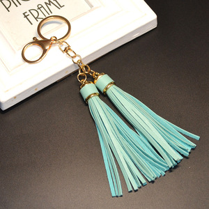 Mode Pu Lederen Kwast Sleutelhanger Voor Vrouwen Gepersonaliseerde Diy Tassen Handtas Telefoon Auto Charme Kwast Sleutelhangers Sieraden Accessoires - Product Image 5