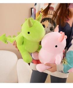 Nouvelle peluche <span class=keywords><strong>dinosaure</strong></span> multicolore avec cœurs, animaux en peluche, cadeau de la Saint-Valentin ou d'anniversaire pour meilleur ami - Product Image 5