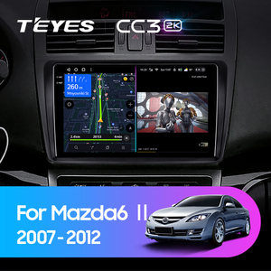 TEYES <span class=keywords><strong>CC3</strong></span> 2K para <span class=keywords><strong>Mazda</strong></span> 6 II GH 2007 - 2012 Radio de coche reproductor de vídeo Multimedia navegación estéreo GPS Android 10 No 2DIN 2 Din - Product Image 2
