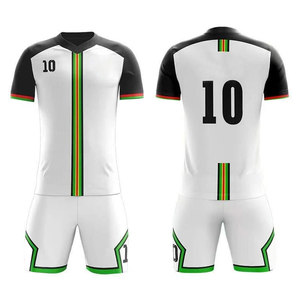 Custom Logo Printed Sublimation Short Sleeves Soccer Uniform Customizable Lightweight Breathable Soccer Uniform Set - Product Image 3