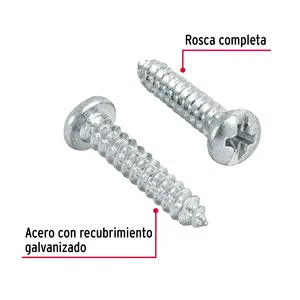 Master con 96 unidades Bolsa con 200 tornillos de chapa, 4x5/8 ', FIERCE - Product Image 2