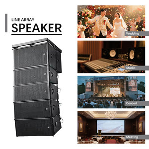 Dbk dual 10 polegadas gama completa linha matriz orador fase profissional áudio som equipamento pa sistema para evento concerto - Product Image 2